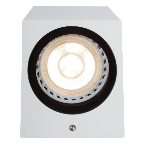 Lucide ZARO - Wandstrahler / Wandleuchte Innen/Außen - 2xGU10 - IP44 - Weiß - detail 1